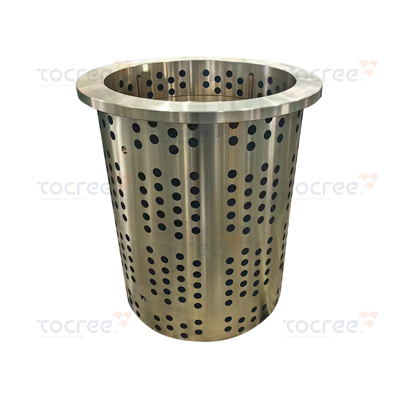 Graphite-Embedded Self-Lubricating Brass Bushing