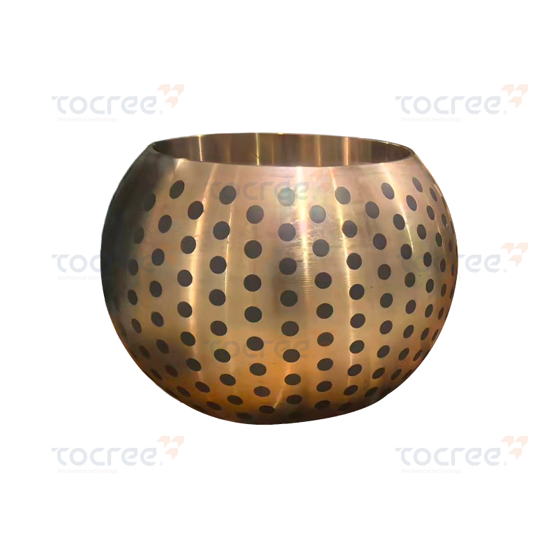 Graphene-Embedded Spherical Self-Lubricating Brass Bushing