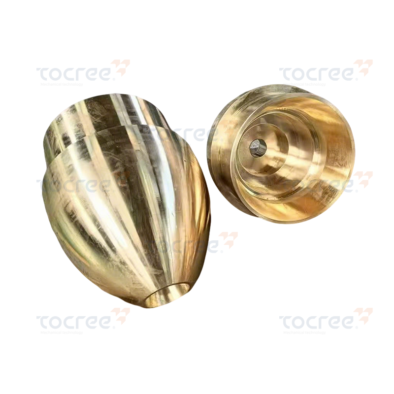 Bronze Cylindrical Bushing na may Grease Groove